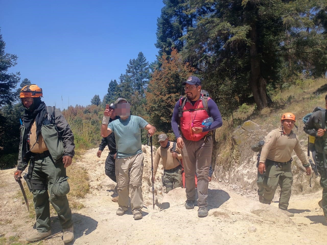 Localiza Policía de Montaña a persona extraviada en la Malinche